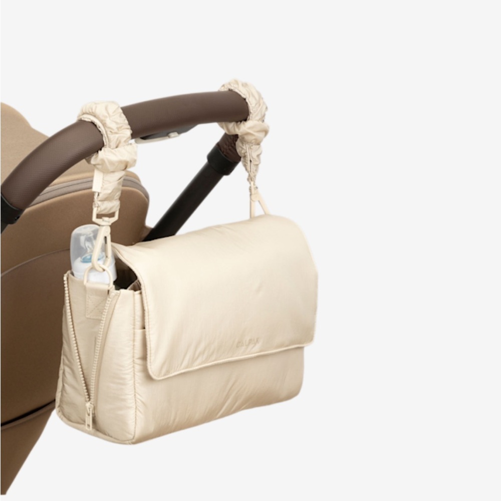 Calpak Convertible Stroller Caddy Crossbody in Oatmeal